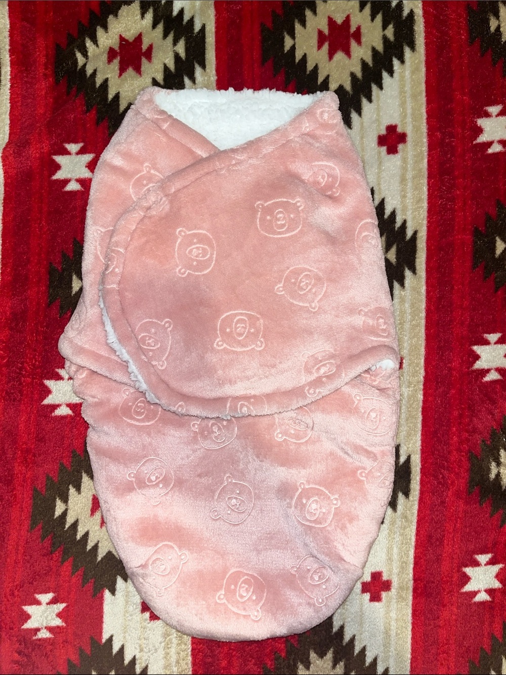 Baby girl swaddle wrap